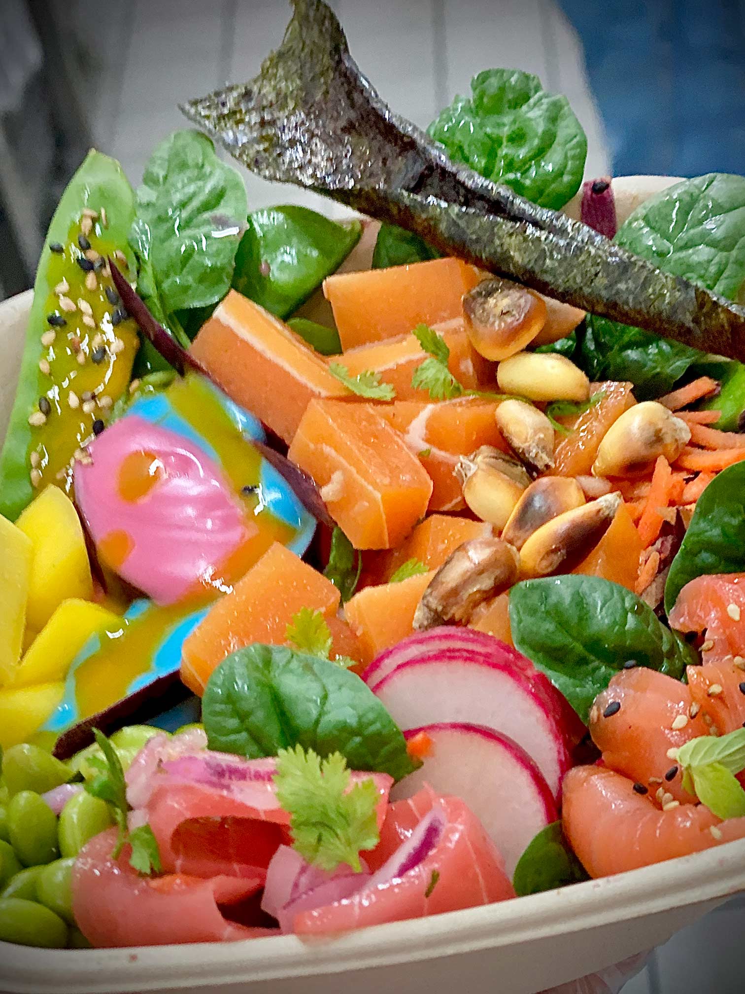 Create Your Own Vegan Bowl MOJEWA Food Truck Catering